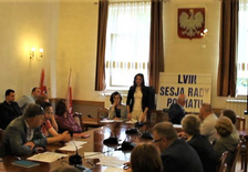Kinga Bawtro-Rosiak z GDDKiA na spotkaniu w SP w Jarocinie