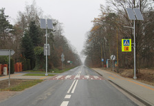 Bezpieczne przejście dla pieszych w miejscowości Roszków