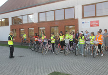 Symboliczne otwarcie ścieżki rowerowej na trasie Żerków-Chrzan