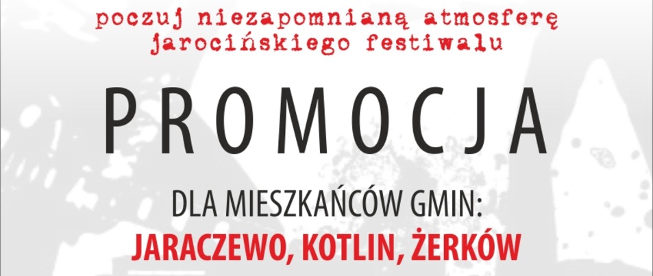 Jarocin Festiwal - tańsze karnety dla mieszkańców powiatu