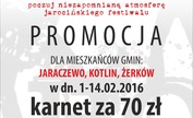 Jarocin Festiwal - tańsze karnety dla mieszkańców powiatu
