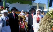 Powiatowy wieniec na Dożynkach w Liskowie
