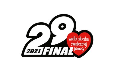 Logo 29. finału Wielkiej Orkiestry Świątecznej Pomocy.